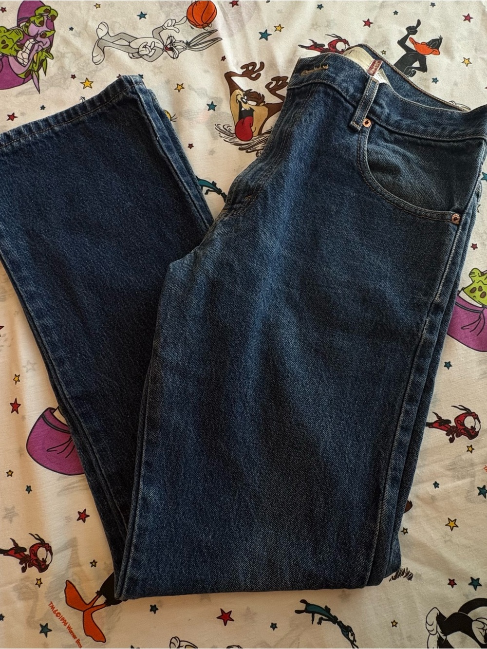 Levi's Blue Denim 517 Relaxed Fit Jeans